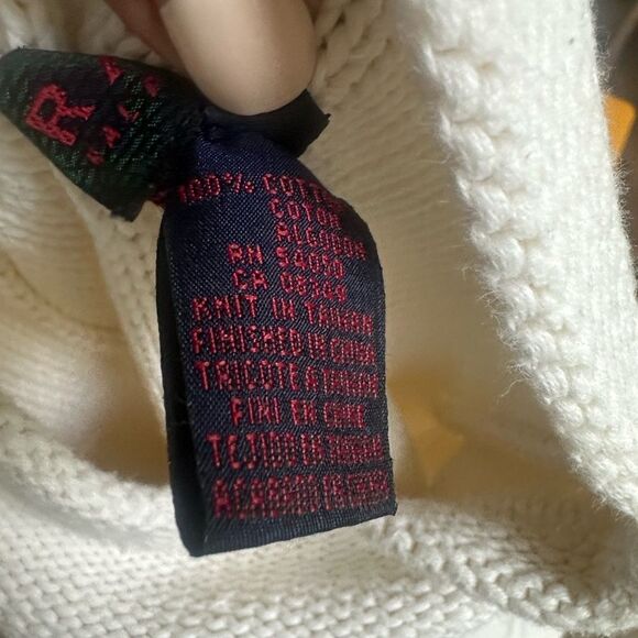 Ralph Lauren Ivory Mockneck Sweater XS - Picture 5 of 5